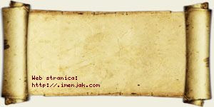 Una Kićanović vizit kartica